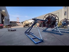 स्टील केबल ड्रम लिफ्टर स्टैंड डिस्क ब्रेक के साथ शिपिंग लागत और वितरण समय