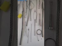 50-125 मिमी केबल व्यास के लिए मिश्र धातु स्टील घुमावदार केबल नेट सेट कनेक्टर