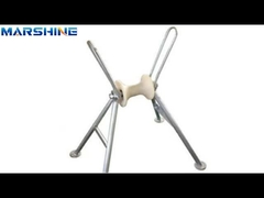 कास्टिंग प्रक्रिया उच्च इस्पात पाइप केबल बिजली केबल बिछाने के लिए ग्राउंड रोलर